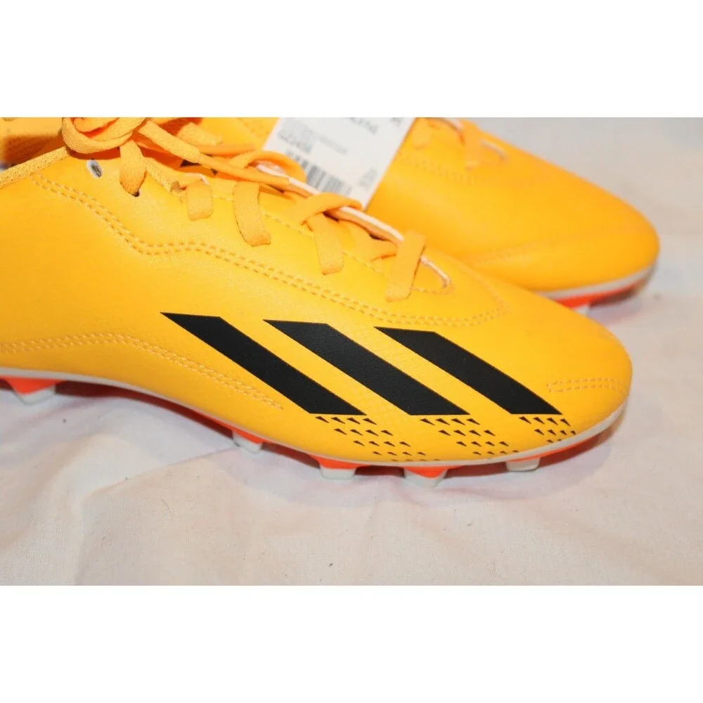 Adidas X Speedportal FG Soccer Cleats Youth 3 Multi Athletic Sports ORANGE BLACK